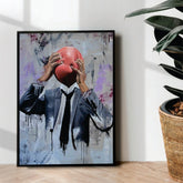 Balloon man Abstract art - wall Art