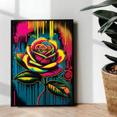 Minimal Flower Abstract art - wall Art