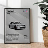 Dodge Charger SRT Hellcat - wall art