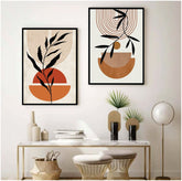 Bundle set of 2 Minimalist Abstract Art - wall art