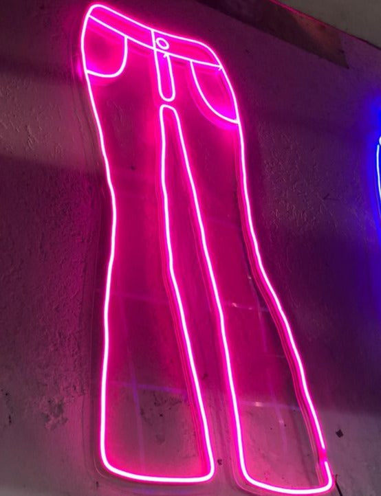 pant sign neon