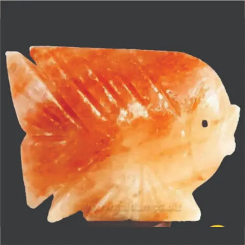 Multi Color Changing USB Fish shape Salt Lamp