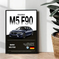 BMW M5 F90 poster - wall art