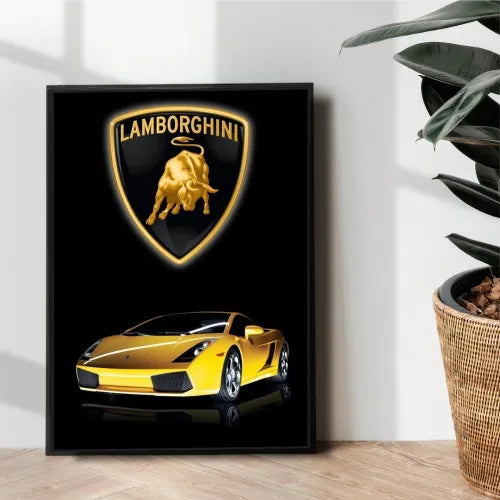 Lamborghini Gallardo poster illustration design - wall art
