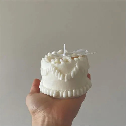 Bento Cake Round Decorative Candle