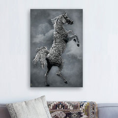 Abstract creative horse Arabic calligraphy Art - wall art