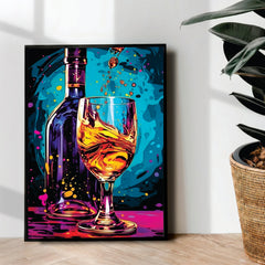 Drink the Colours Abstract art  - wall Art