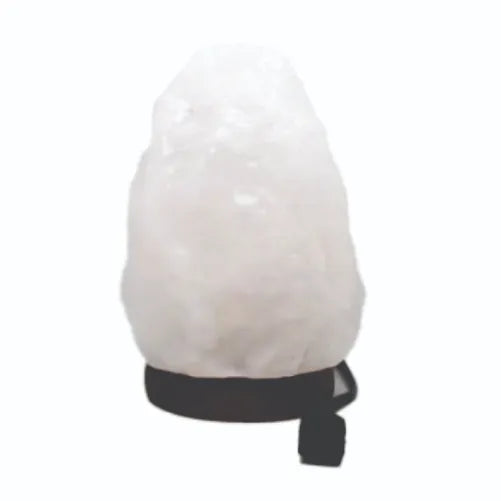 Healiv Himalayan Salt Natural Shape White Usb lamp with warm white LED