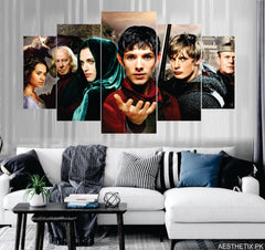 The Curse of Cornelius Sigan set of 5 - panel wall art