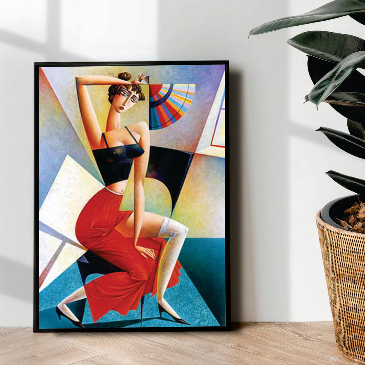 The Cubist Fine Abstract Art - wall art