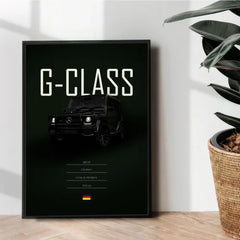 Mercedes-Benz G-Class artwork poster - wall art