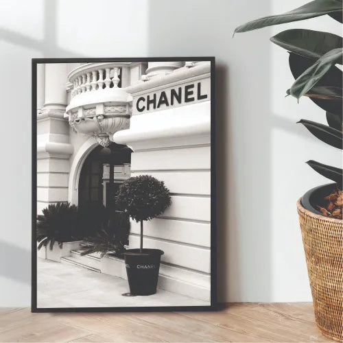 Chanel Scandinavian Poster Aesthetic - wall art