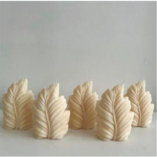 Tropical Leaf Decorative Candle