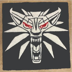 The Witcher Wolf Medallion Logo Rug - fluffy Rugs