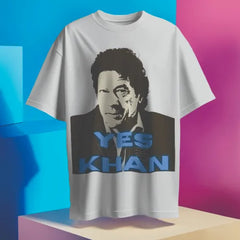 Fight like a khan , Yes we khan - t shirt