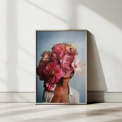 A Flower head girl