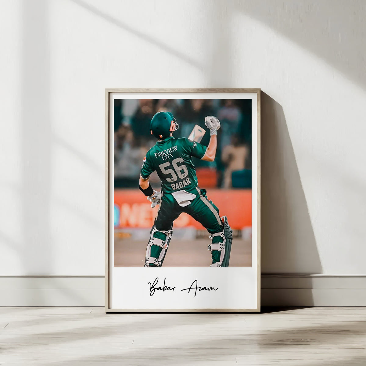 Babar Azam Polaroid Portrait - Cricket