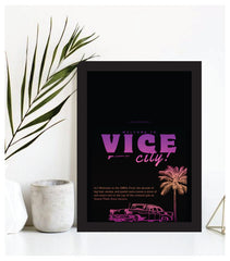 welcome to Vice City artwork poster