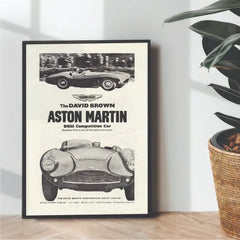 The classic Aston Martin DB3S - wall art