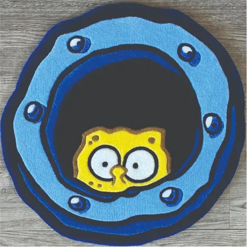 Sponge Bob rug - fluffy rugs – Aesthetix