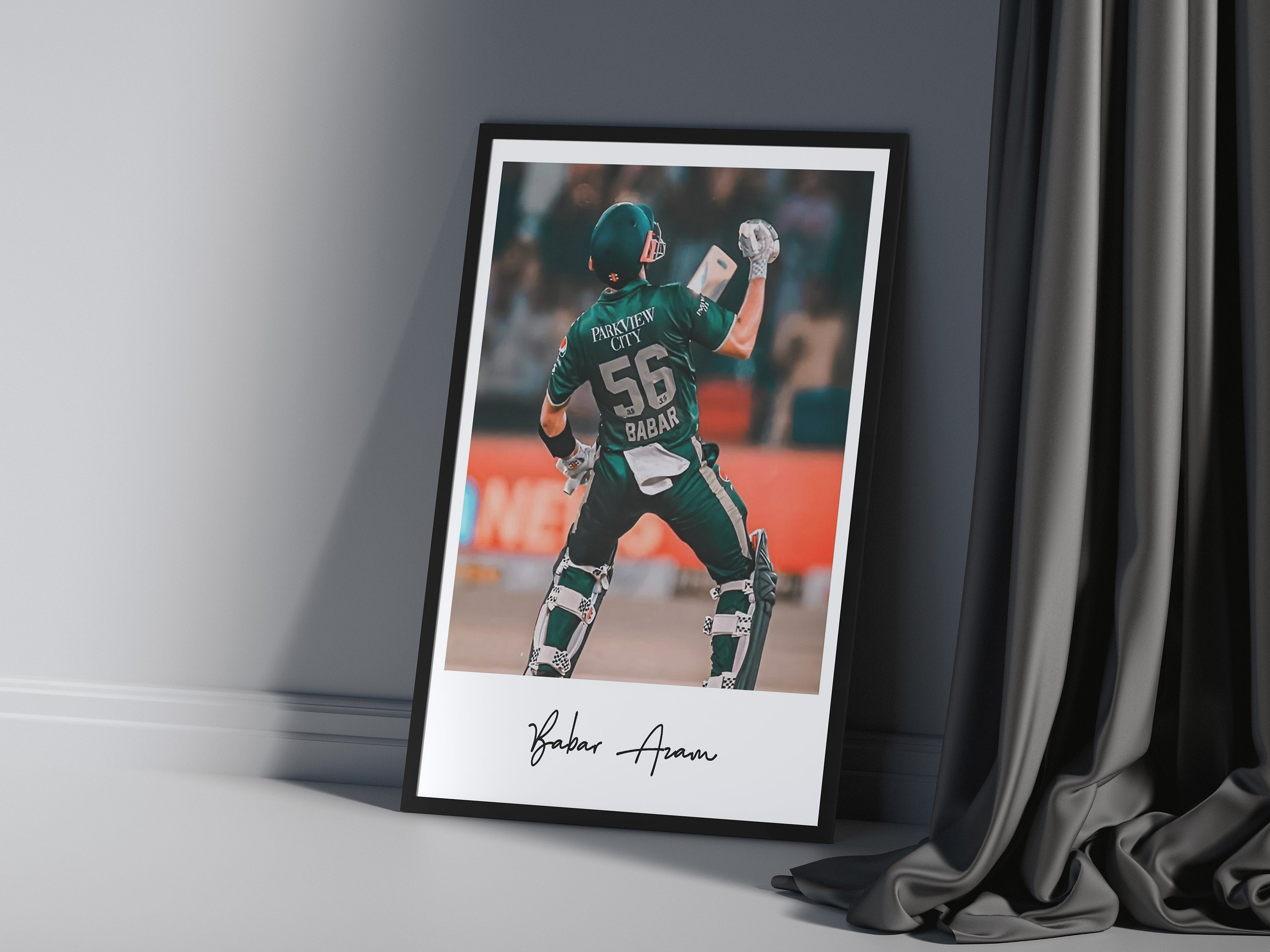 Babar Azam Polaroid Portrait - Cricket