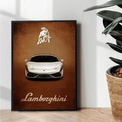 Lamborghini Huracán design poster - wall art