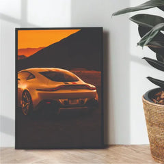 Aston Martin V8 vintage - wall art