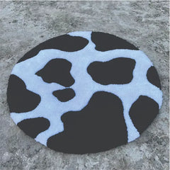 Black & white Cow pattern Rug - fluffy Rugs