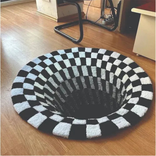 3D Optical illusion rug - fluffy rugs