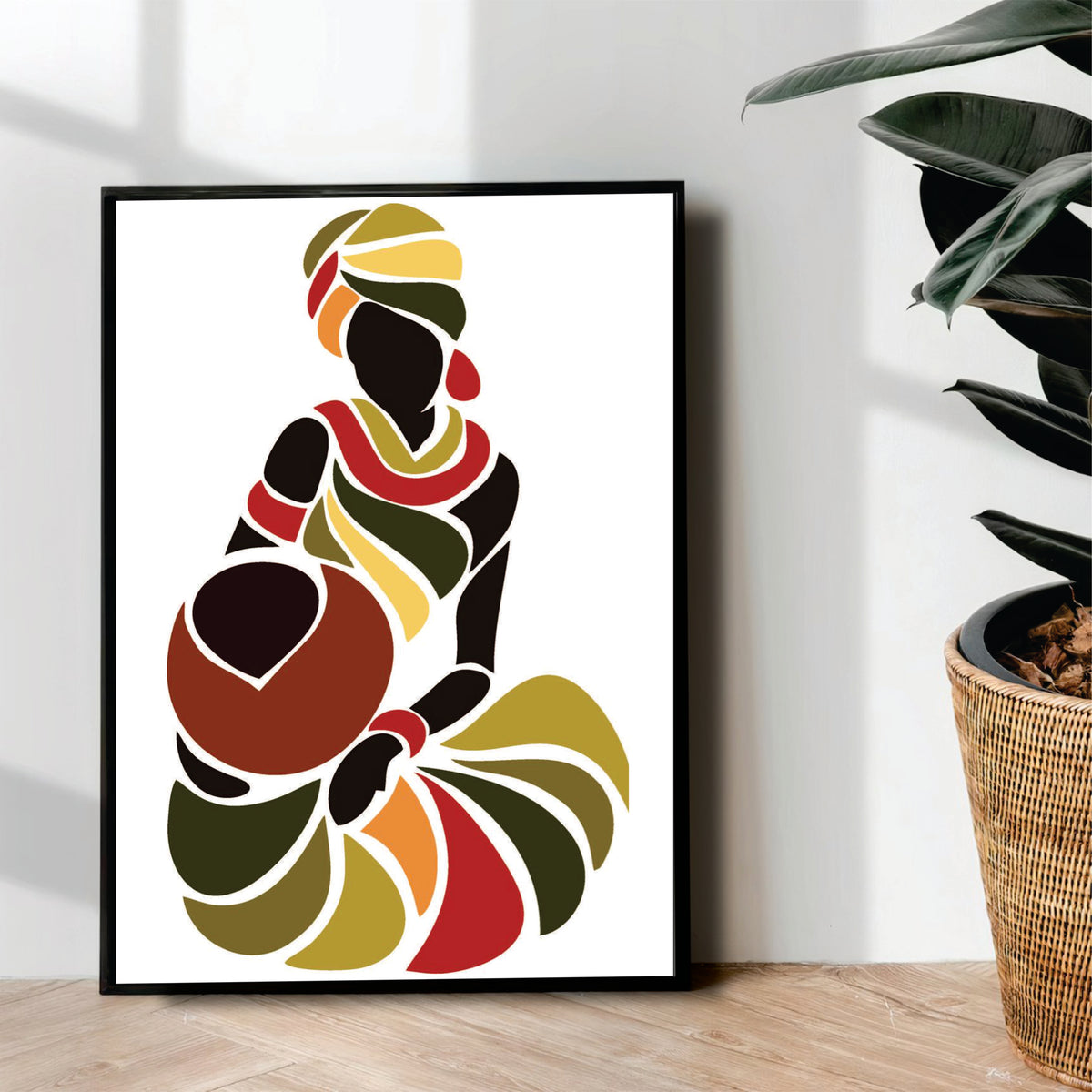 Abstract Girl art - wall Art