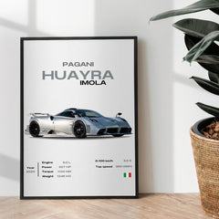 Pagani Huayra IMOLA - wall art