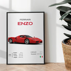 Ferrari Enzo - wall art