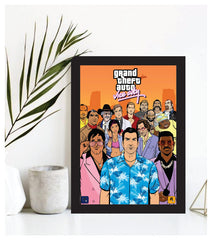 the team of Grand Theft auto poster design