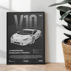 Lamborghini Huracan S-TROFEO - wall art