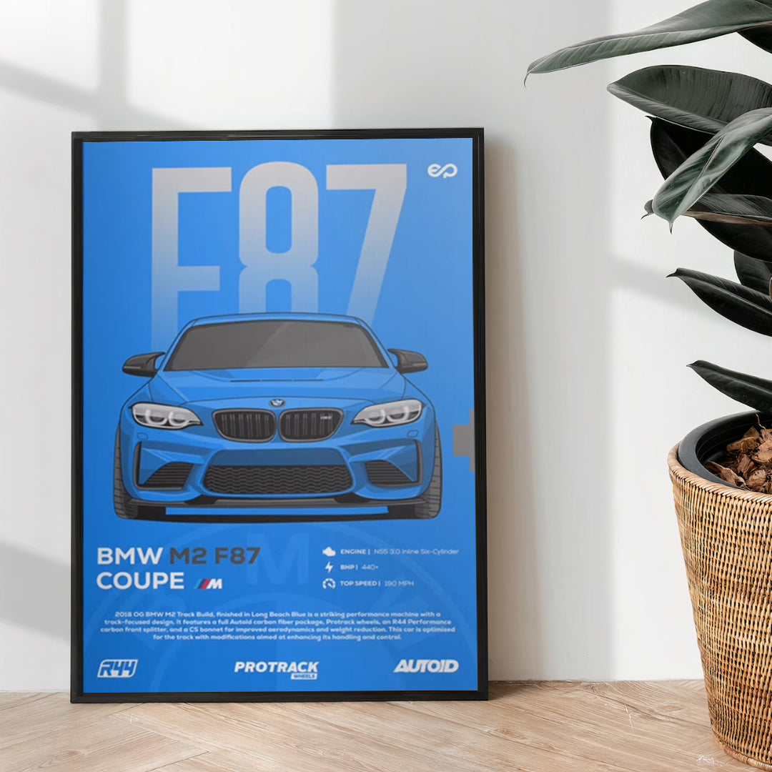 BMW M2 F87 - wall art