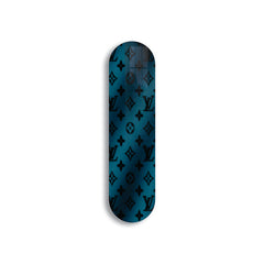 Luis Vuitton Blue - Pixiglass wall art