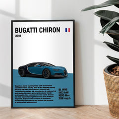 Bugatti Chiron 2018 - wall art