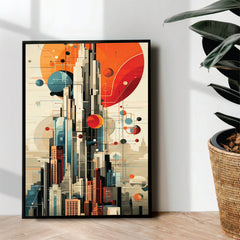 Abstract City art - wall Art