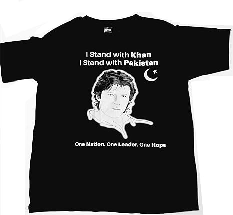 I stand with Imran Khan to Fight like a khan - t shirt