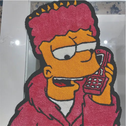 Bart Simpson Rug - fluffy Rugs