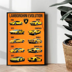 Lamborghini Evolution poster - wall art