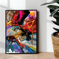 Multiple Colours Abstract art  - wall Art