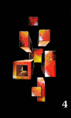 Blocks Abstract art  - wall Art