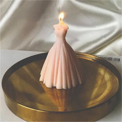 Bridal Gown Decorative Candle