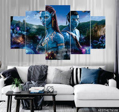 Avatar set of 5 - panel wall art