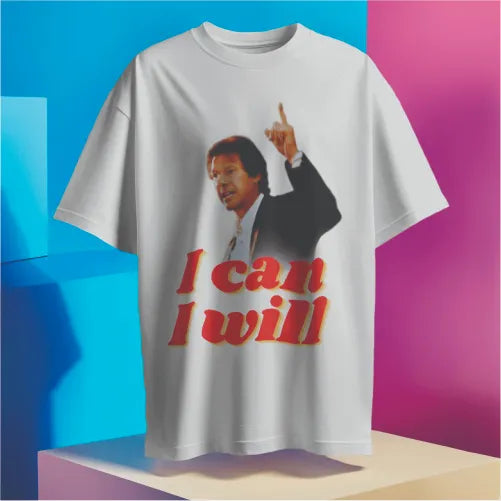 Fight like a khan I can & I will - t shirt