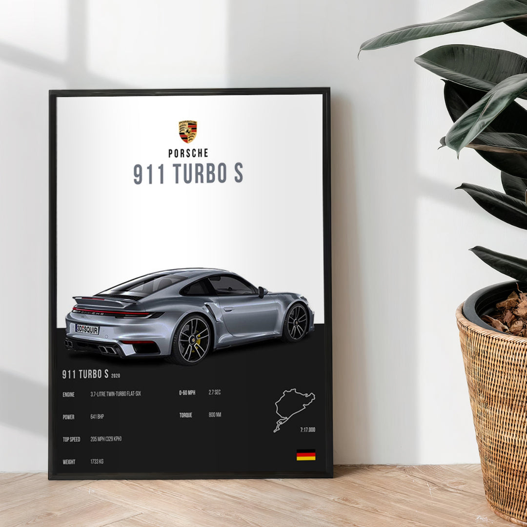 Porsche 911 Turbo S - wall art