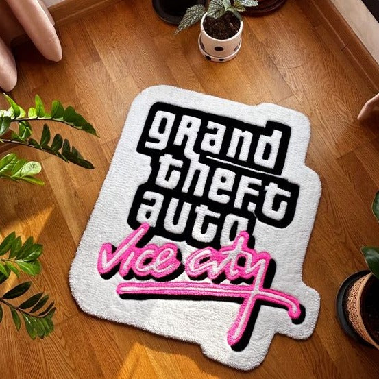 Vice City Rug - fluffy rugs