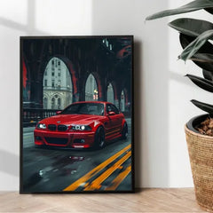 BMW E46 poster - wall art