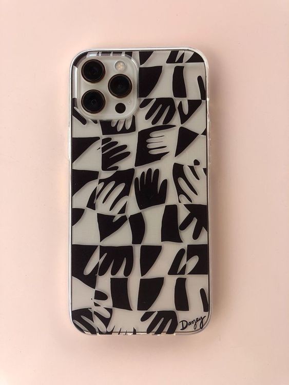 minimal hands art - Phone Case